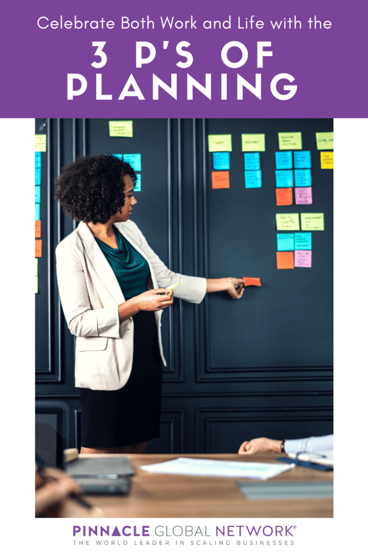 Celebrate Both Work and Life with the 3 P's of Planning